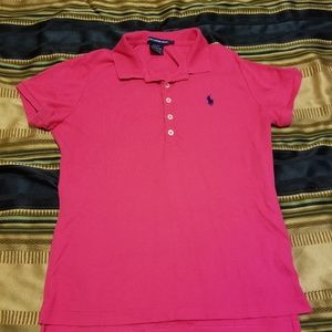 Pink Ralph Lauren Polo Sport Shirt